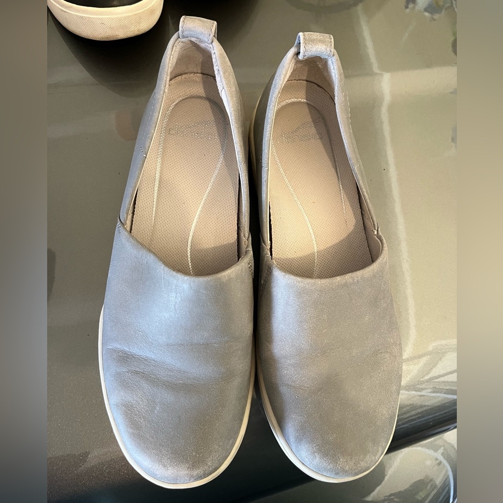 Dansko Women's Slip-On Sneakers in Light Gray